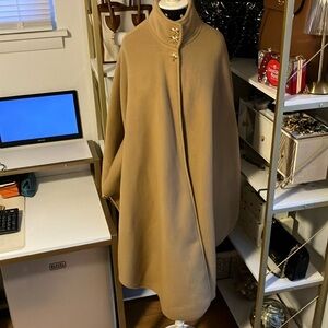 Lord & Taylor felted fleece cape